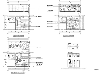 公共卫生间大样 施工图
