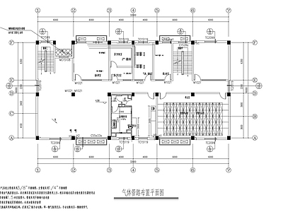 实验室集中供气 施工图 建筑电气