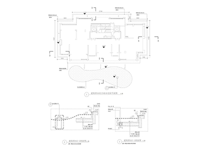 建筑排水暗沟做法  施工图