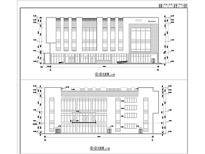 学生食堂建筑 施工图