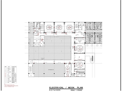 酒店会议区一整层机电 施工图 建筑电气