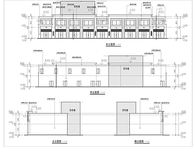 沿街商业建筑 施工图