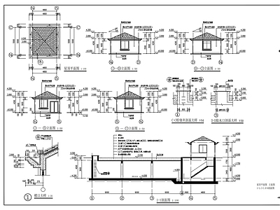 消防水池及水泵房建筑 施工图