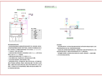 实验室通风系统 施工图 建筑暖通