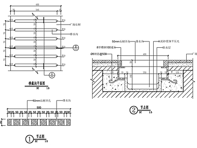 排水沟大样 施工图