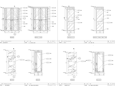 别墅门节点大样 施工图 通用节点