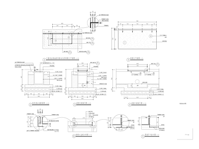 线型排水沟及检修口详图 施工图