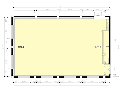 党员活动室室内 施工图