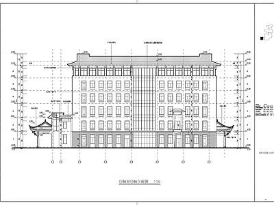 康复楼建筑 施工图