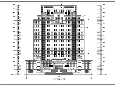 华南理工大学技术科学楼建筑 施工图