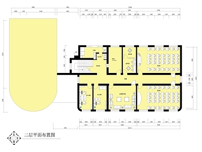 培训学校室内 施工图