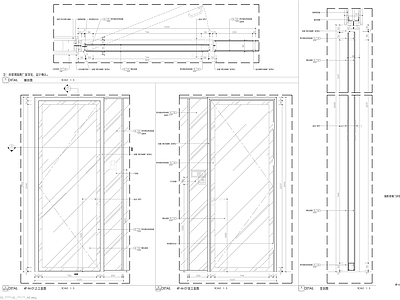 门节点 施工图 通用节点