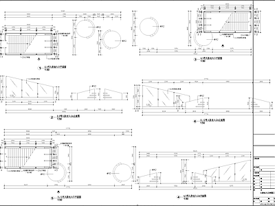 人防出入口建筑 施工图