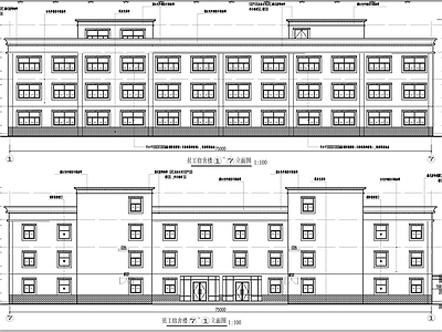 员工宿舍建筑 施工图