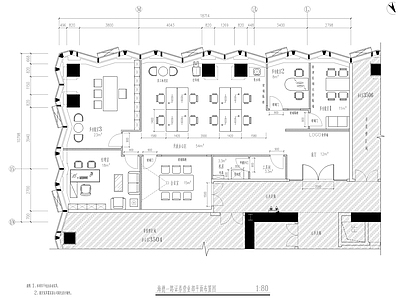 证券营业部办公室室内 施工图