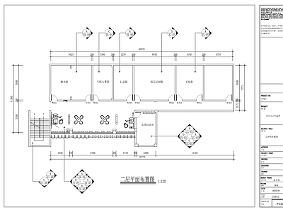 某县委办文化建设办公室室内装修 施工图