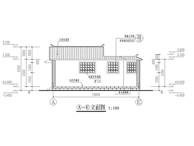 中式公共厕所建筑 施工图