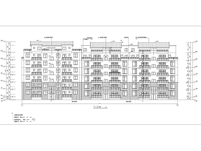 多层住宅楼建筑 施工图