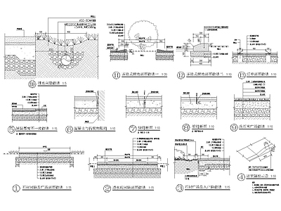 地面标准通用详图 施工图