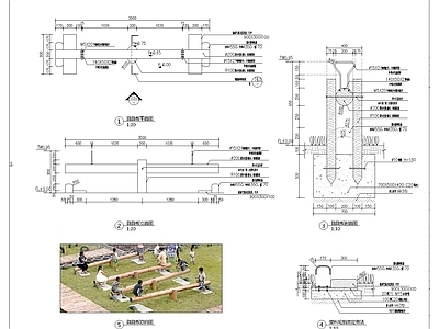 儿童游乐园景观做法 施工图