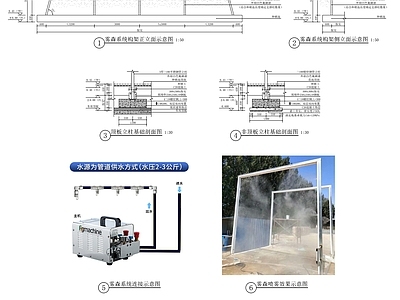 雾森系统构架详图 施工图