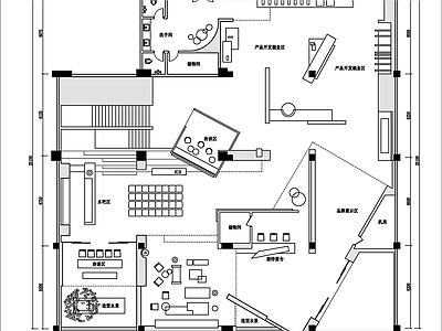 家具展厅平面