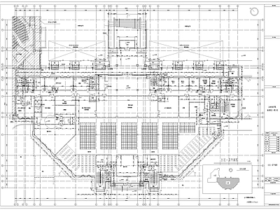 现代风格大学图书馆建筑 施工图