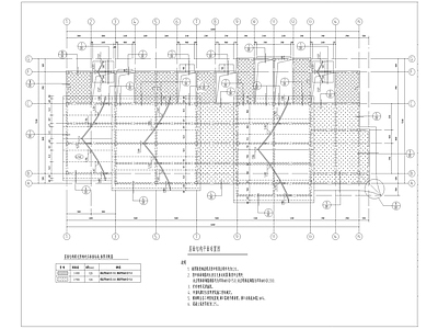 中式仿古街区建筑结构设计 施工图