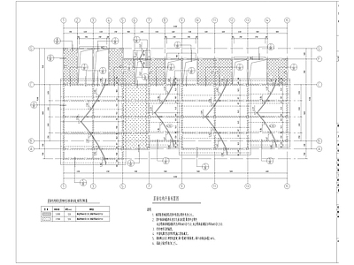 中式仿古街区建筑结构设计 施工图