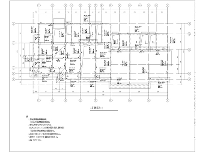 中式仿古街区建筑结构设计 施工图