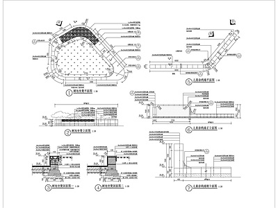 儿童游乐区景观详图 施工图 游乐园