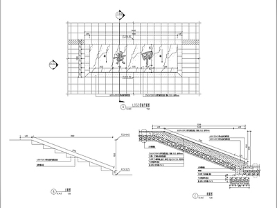 logo景墙节点 施工图 景观小品