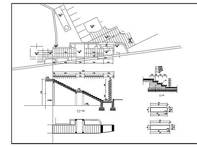 景观台阶节点 施工图