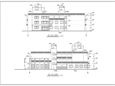 框架结构幼儿园建筑结构 施工图