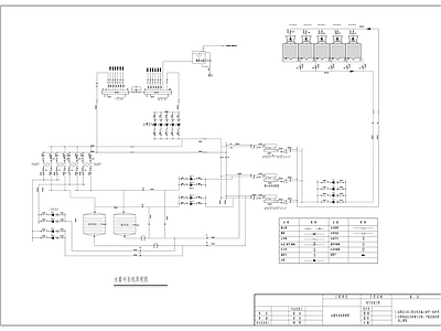 水蓄冷系统原理图 施工图