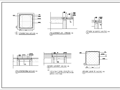 隐形井盖节点 施工图