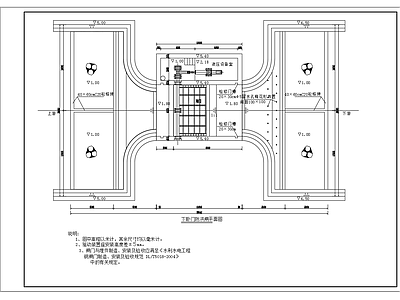 下卧门防洪闸详图 施工图