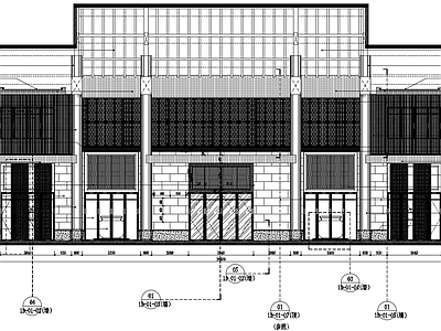 某古城接待大厅 展示区 茶室 北过道 施工图