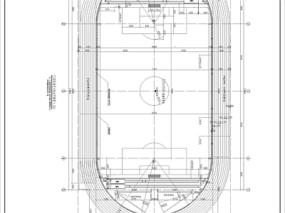田径运动场节点 施工图