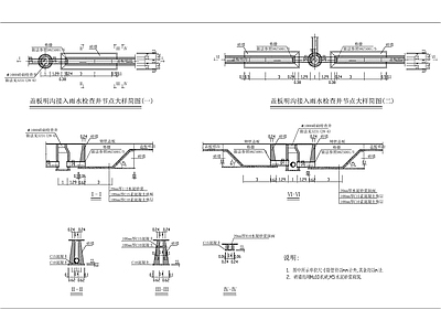雨水检查井节点 施工图