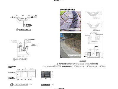 排水沟做法详图 施工图