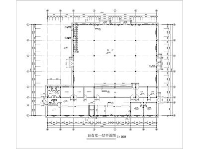 厂区食堂建筑 施工图