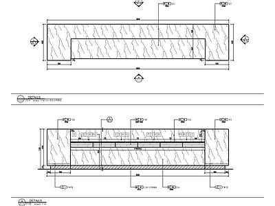 现代简约接待台详图 施工图 前台