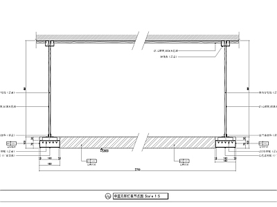 方形灯具节点 施工图 家具节点