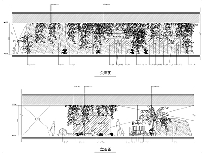 动物园室内水族馆昆虫展示厅室内 施工图