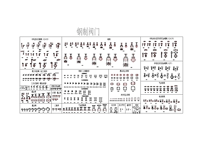 阀门标准图库