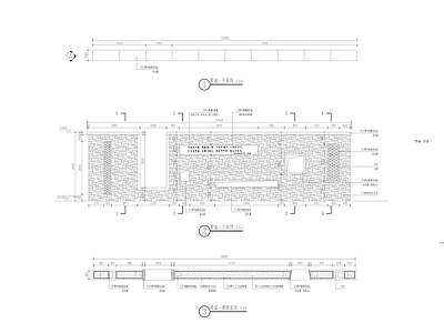 艺术文化墙节点 施工图