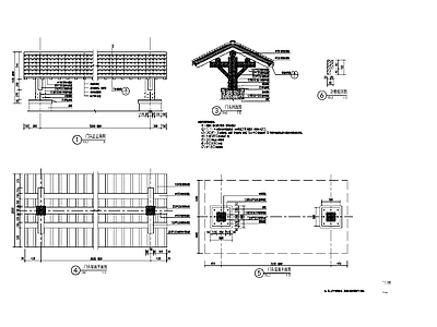 古门头披檐节点 施工图