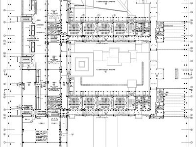 苏州中学教学楼行政楼体育馆食堂看台建筑 施工图