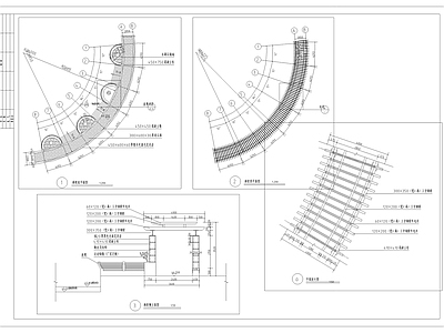 景观廊架节点 施工图